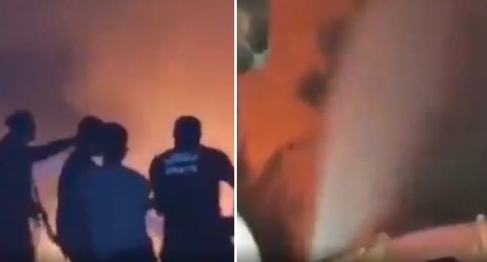 Aydın Bozdoğan'da İtfaiyenin Hortumu Patladı: Vatandaşlar ve İtfaiyeciler El Birliği ile Çalışmaya Devam Etti