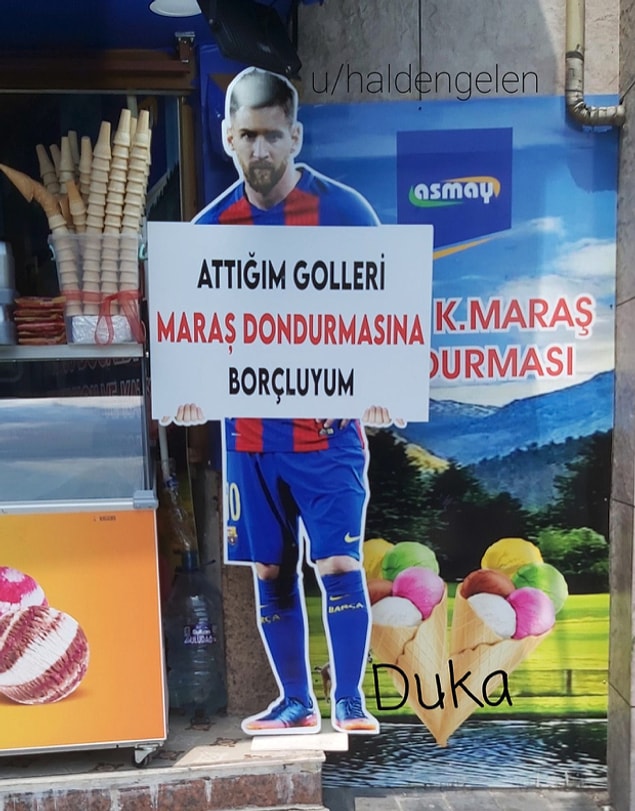 15. O zaman hemen Maraş yiyoruz.