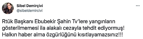 Kelamda Moral ve Motivasyon İçin Yangın Haberlerinin Yapılmasını Yasaklayan RTÜK Büyük Reaksiyon Çekti