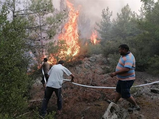 14. Tek yürek olan gönüllüler;
