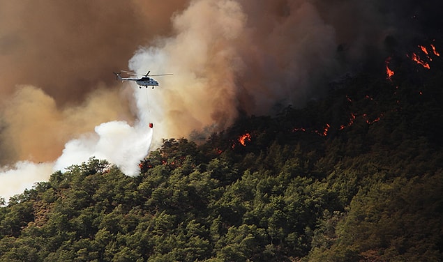 Şu an ülkede bulunan 18 yabancı hava aracının 12 uçak ve 6 helikopterden oluştuğunu aktaran Özkaya, uçaklardan 10'unun ve helikopterlerin tamamının bedelsiz olduğunu bildirdi.
