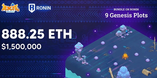 7. Exie İnfinity'den de NFT satışı yapılmıştı.