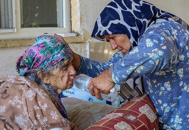 'Evin yandığından haberi yok'
