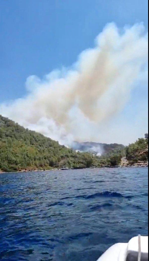 Sıcak hava, yangının dumanı, rüzgar, gökten yağan kül eşliğinde Türkiye'ye gönderilen yangın söndürme uçağının bulunduğu bölgeye gelmesi için yalvardı 45 dakika boyunca.