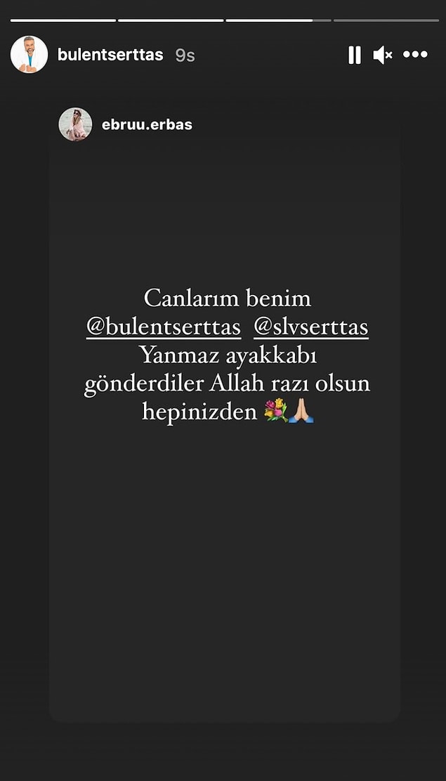 5. Bülent Serttaş ve eşi yanmaz ayakkabı yardımında bulundu!
