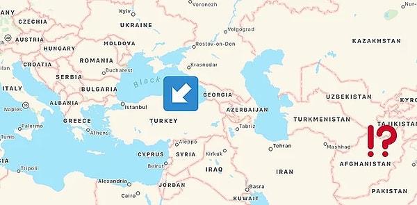 Avrupa'da sanıldığı gibi Afganistan Türkiye'nin komşusu değil. Hatta arada epey mesafe var.