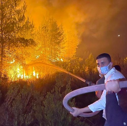 Ünlü Toplumsal Medya Fenomeni CZN Burak’ın Orman Yangınını Yangın Tüpüyle Söndürmeye Çalışması Gündemde!