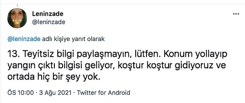 Yangınla Çaba Eden Bir Gönüllüden Art Planda Yaşanan Ayrıntıları Kesinlikle Öğrenmeniz Lazım