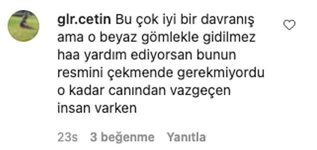 Bir kesim de kendisini ‘samimiyetsiz’ bularak tepki gösterdi: