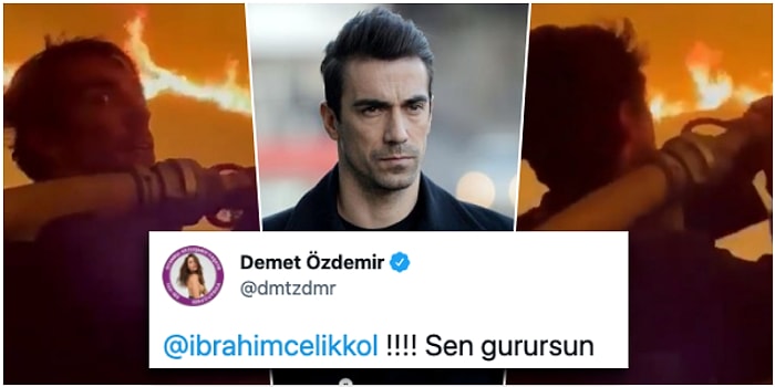 Milas'taki Orman Yangınına Ön Saflarda Müdahale Eden İbrahim Çelikkol, Ayakta Alkışlandı!