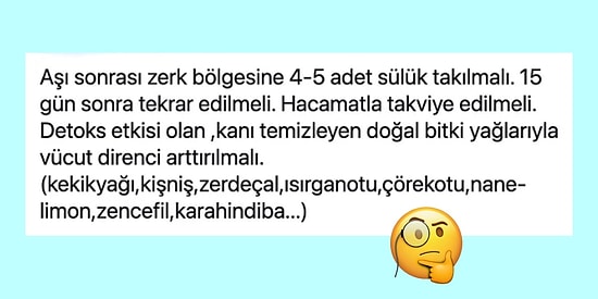 Aşının Zehrini(!) Emdiği İddiasıyla Sülük Tedavisi Yaptıranların Tuhaf Paylaşımları
