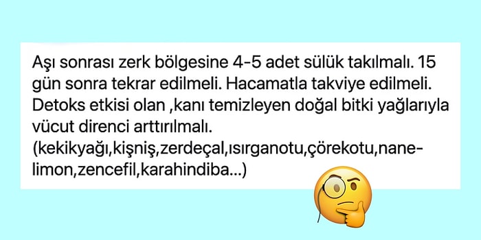 Aşının Zehrini(!) Emdiği İddiasıyla Sülük Tedavisi Yaptıranların Tuhaf Paylaşımları