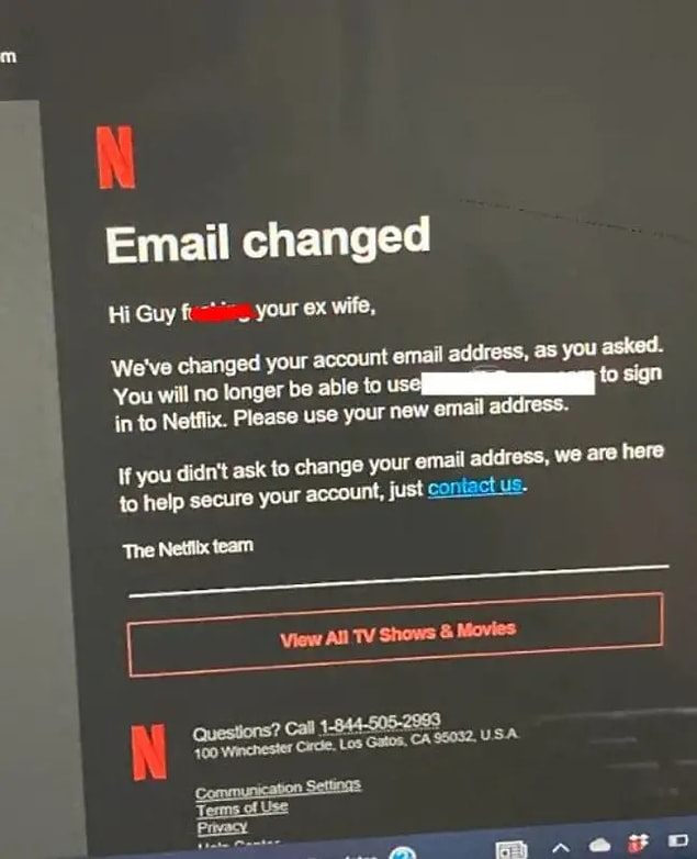 Eşi ve yeni sevgilisi adam kullanamasın diye hesabın mail adresini değiştiriyorlar.