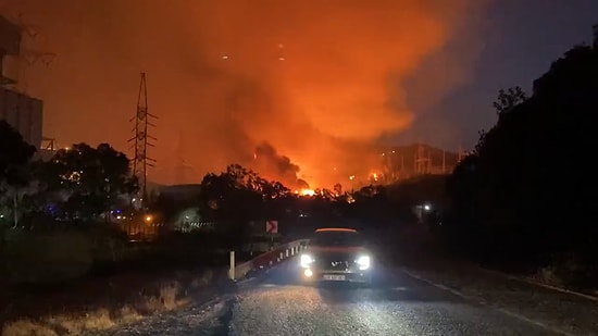 Göz Göre Göre... Yangın Milas'taki Termik Santrale Girdi!