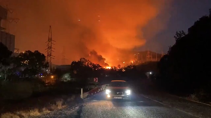 Göz Göre Göre... Yangın Milas'taki Termik Santrale Girdi!