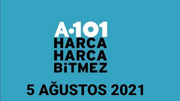 5 Ağustos 2021 Aldın Aldın Kataloğu: A101'de 5 Ağustos 2021 Tarihinde Hangi Ürünler İndirimde?