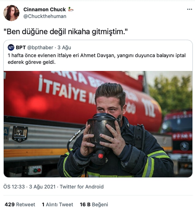 20. Düğün değil, nikah. Karıştırmayalım.