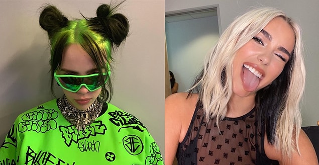 20 senelik aradan sonra Billie Eilish ve Dua Lipa gibi ünlü isimlerin de etkisiyle iki farklı renk tonunda saç modeli geri döndü.