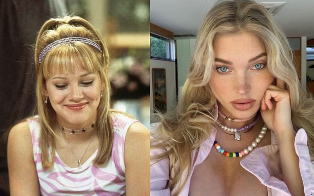9. Tasma kolyeler de geri döndü, hem de bu kez birbirinden renkli boncuklarla kullanıldığını görebilirsiniz. İsveçli model Elsa Hosk'un taktığı boncuklu kolye de takipçilerinin oldukça dikkatini çekmiş.