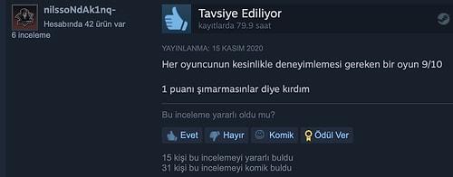 Steam'de Türkler Tarafından Yapılan ve Okuyunca Tebessüm Edeceğiniz 13 Oyun İncelemesi