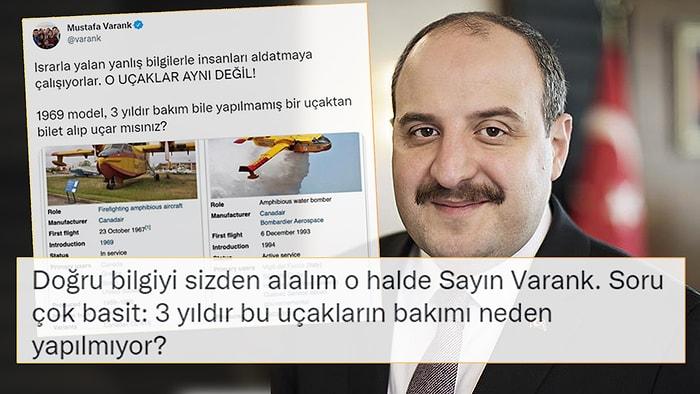 Sosyal Medya, 'THK Uçakları 3 Yıldır Bakımsız' Diyen Bakan Varank'a Sordu: 'Neden Bakım Yapmadınız?'