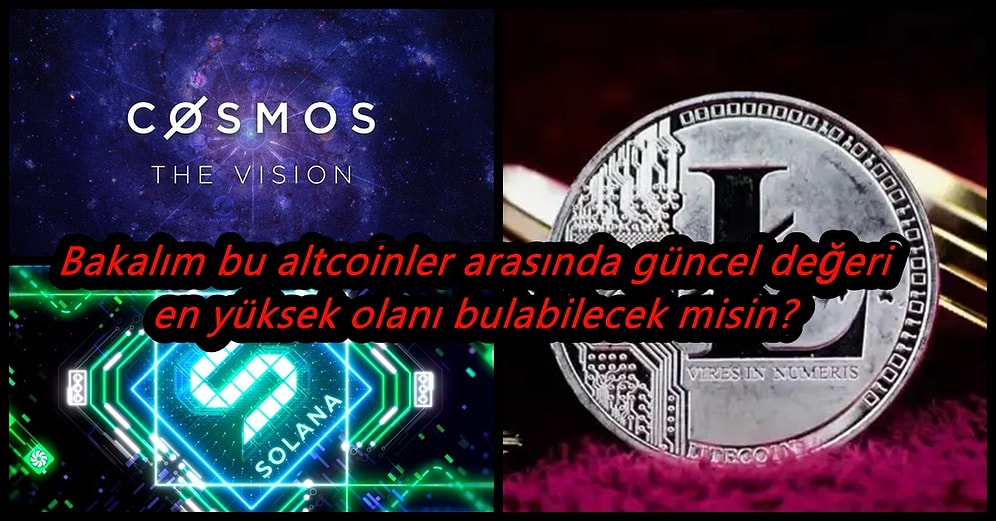 Bu Altcoinlerden Güncel Değeri En Yüksek Olanı Bulabilecek misin?