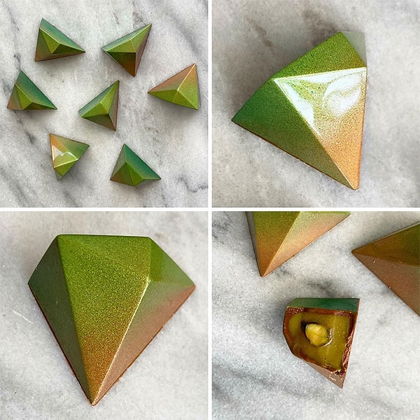 3. Фисташковые шоколадные конфеты