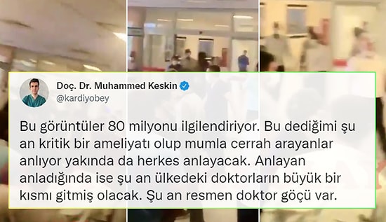 Sağlıkta Şiddet Görüntülerini Paylaşan Hekim: 'Bu 80 Milyonu İlgilendiriyor, Şu An Resmen Doktor Göçü Var'