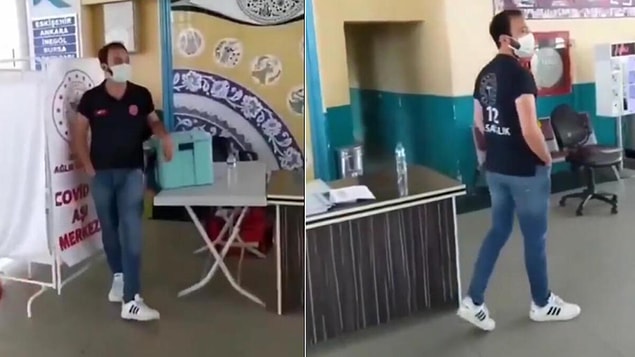 3. Kütahya Otogarı'ndaki yolculara espirili bir şekilde 'Sinovac, BioNTech' diye bağıran sağlık çalışanına soruşturma açılması.