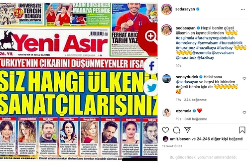 Yeni Asır Gazetesinin #HelpTurkey Paylaşımı Yapan Ünlüleri Maksat Gösterdiği Manşeti Reaksiyonların Odağında