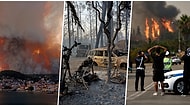 Yunanistan'da Kontrol Altına Alınamayan Yangınların Geldiği Boyutun Ne Kadar Ciddi Olduğunu Gösteren 15 Kare