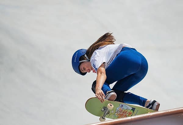 10. Брайтон Зойнер - 17-летняя скейтбордистка, выступающая за США.
