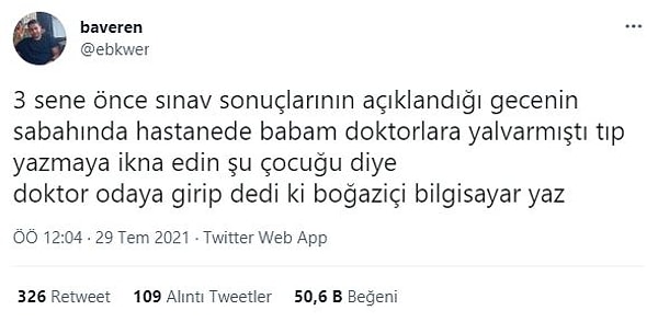 5. Ona da "yazılım okusaydın" demişler belli ki.