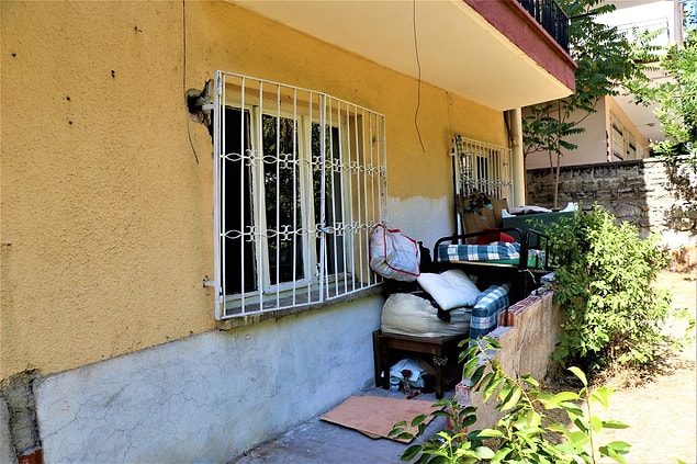 Ekiplerin yaptığı araştırmada kokunun yoğunlaştığı 3 katlı binanın bahçesinde arama yapıldı. Bahçe duvarının dibinde yapılan kazıda çöp torbaları içinde gömülmüş 10 ölü köpek bulundu.