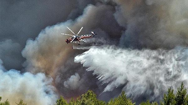 18. Yunanistan'da geçtiğimiz günlerde aynı gün içinde 48 yangın ortaya çıktı. 25 bin dönümlük orman alevlere büründü.