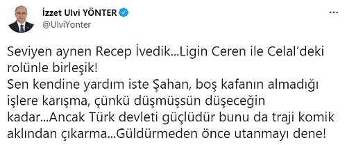 MHP Genel Lider Yardımcısı İzzet Ulvi Yönter'in Tenkitlerine Şahan Gökbakar'dan Yanıt Geldi!