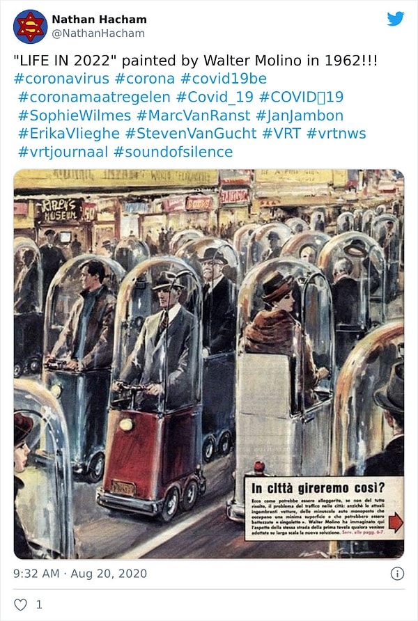 7. "Жизнь в 2022". Рисунок 1962 года