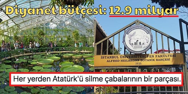 Diyanet'e Devredilen Atatürk'ün Kurduğu İstanbul Üniversitesi Botanik Bahçesi'nin Yok Edilmesi Gündemde
