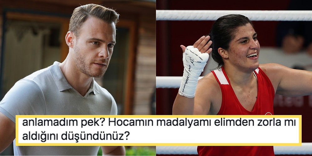 Madalya Eleştirilerine Maruz Kalan Şampiyon Busenaz Sürmeneli ile Kerem Bürsin Arasında Geçen Diyalog
