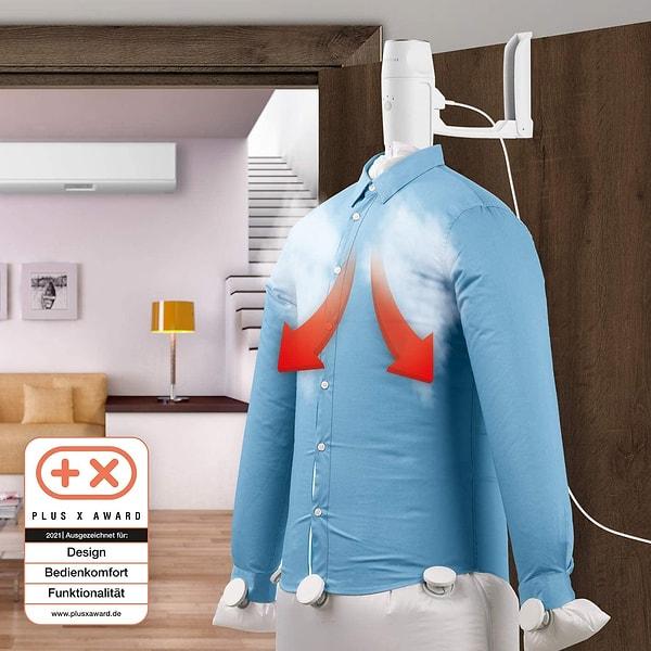 8. Bu gömlek ütüsü inanılmaz pratik... Yenilikçi teknolojisi sayesinde artık gömlek ütülerken zamanınız size kalacak.