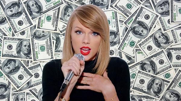 1. Taylor Swift - 23.8 milyon dolar