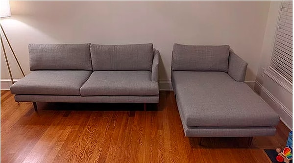 14. "Наконец пришел наш диван, который мы заказывали"