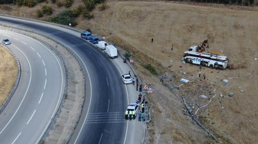 Balıkesir'deki Otobüs Kazasında Dikkat Çeken Detay! Ağır Yara Almayan Tek Yolcunun Emniyet Kemeri Takılıymış