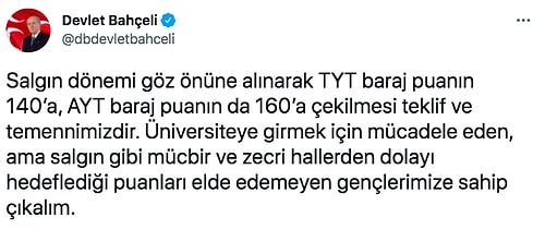 YKS'de Baraj Altında Kalan 1 Milyon Öğrenciden Biri Olduğunu Söyleyen Kullanıcının Reaksiyon Çeken Paylaşımı