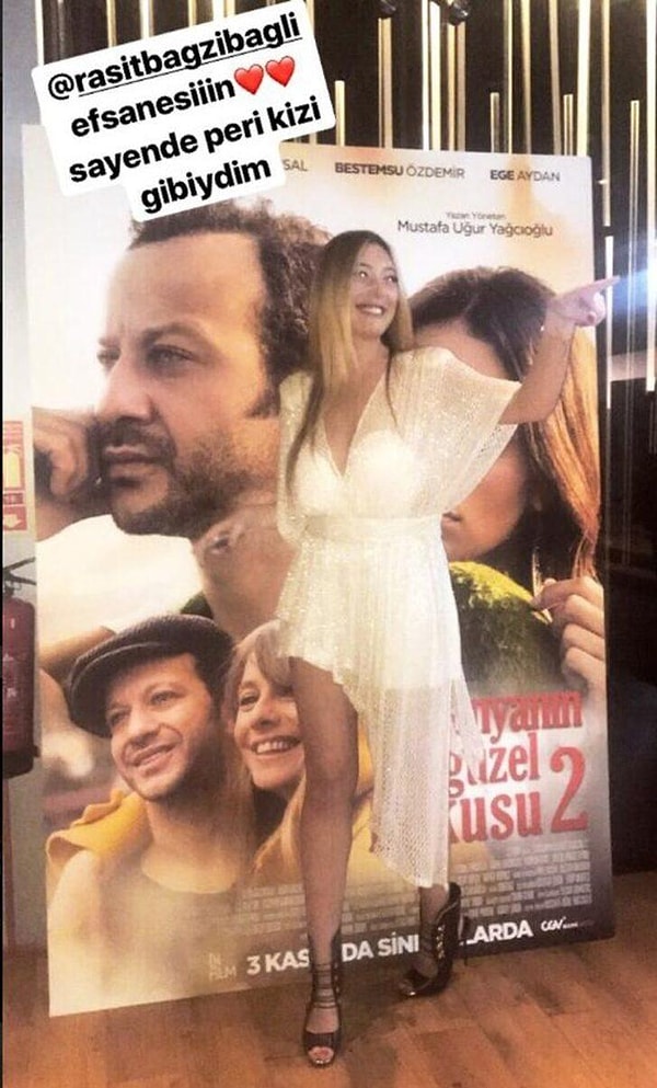 2018 yılında ‘Dünyanın En Güzel Kokusu 2’ filmiyle oyunculuk kariyerine başlayan başarılı güzel,