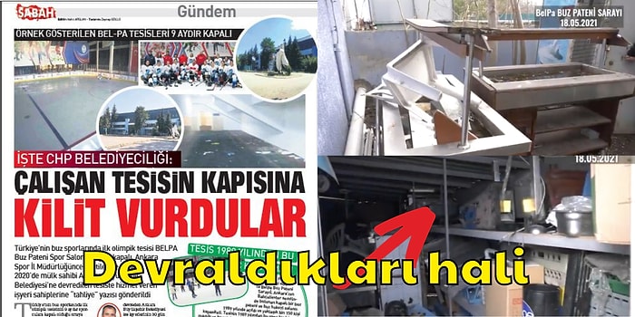 Ankara Büyükşehir Belediyesi'ni Hedef Gösteren Sabah Gazetesi'nin  BELPA Buz Pateni Yalanı Ortaya Çıktı