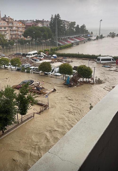 Bartın, Sinop, Kastamonu ve Karabük... Karadeniz'de Yaşanan Sel Felaketinden Dehşetli İmajlar