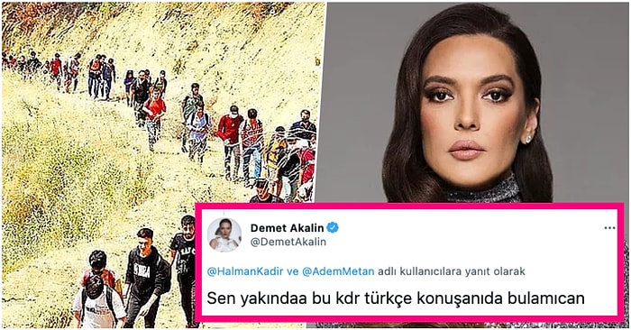 Afganlarla İlgili Paylaşım Yapan Demet Akalın'dan 'Türkçen Bozuk' Diyen Takipçisine Kapak Gibi Bir Cevap Geldi