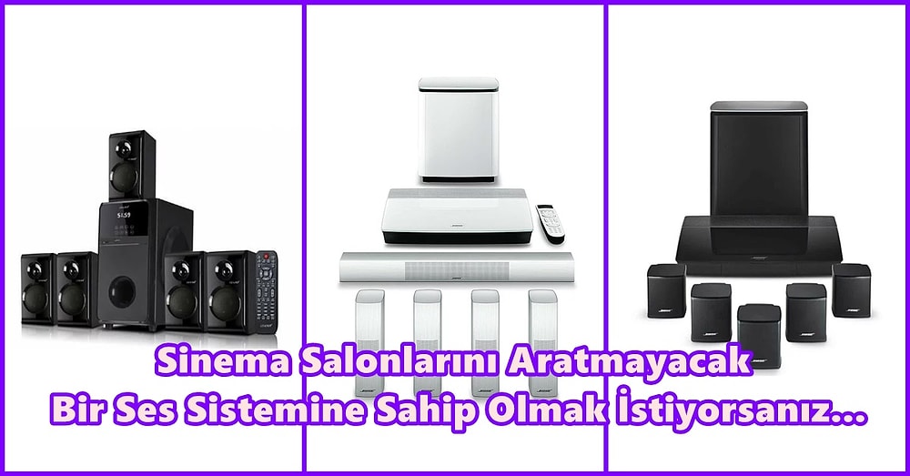 Evinizi Bir Sinemaya Çevirecek 20 Ses Sistemi