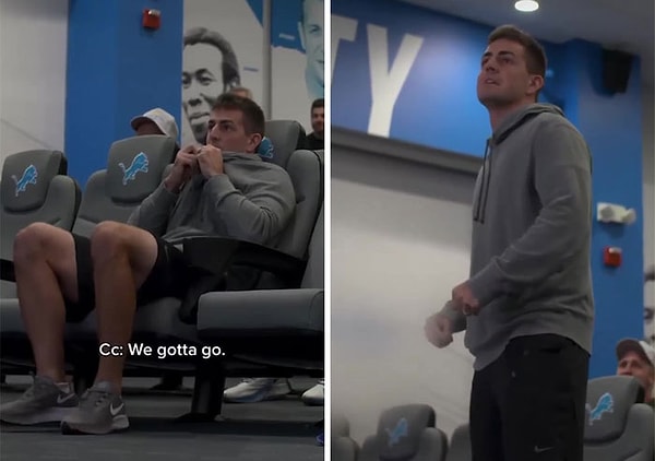 18. Муж колумбийской бегуньи Мелиссы Гонсалес, Дэвид Блаф, смотрит, как его жена бежит на Олимпийских играх